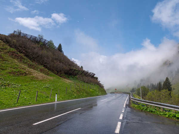 Hahntennjoch Passstraße, Tirol, Oostenrijk Hahntennjoch Passstraße, Tirol, Oostenrijk