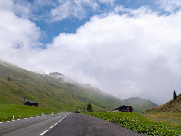 Hahntennjoch Passstraße, Tirol, Oostenrijk Hahntennjoch Passstraße, Tirol, Oostenrijk