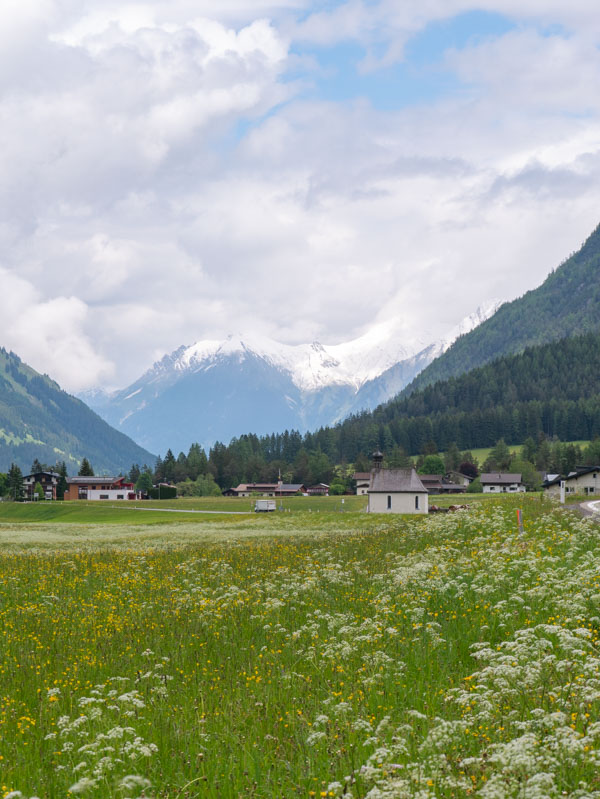 Hahntennjoch Passstraße, Tirol, Oostenrijk Hahntennjoch Passstraße, Tirol, Oostenrijk