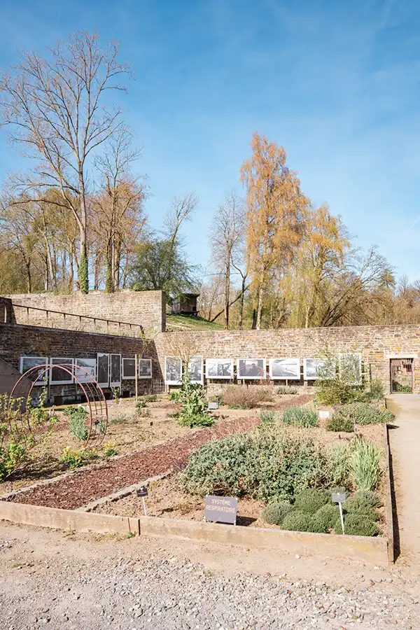 Kruidentuin van de Abdij van Villers, Waals-Brabant, België