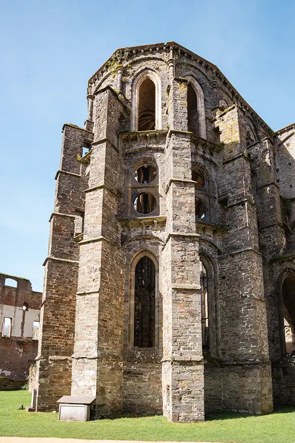 Gewelven in de Abdij van Villers, Waals-Brabant, België