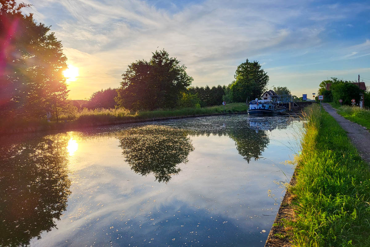 sunset @ Canal de la Marne au Rhin - Eckwersheim