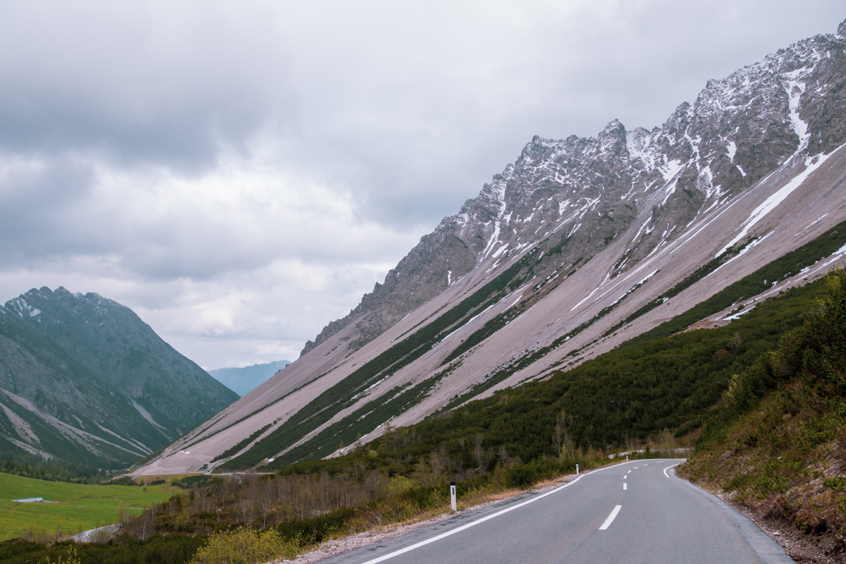 Hahntennjoch Passstraße