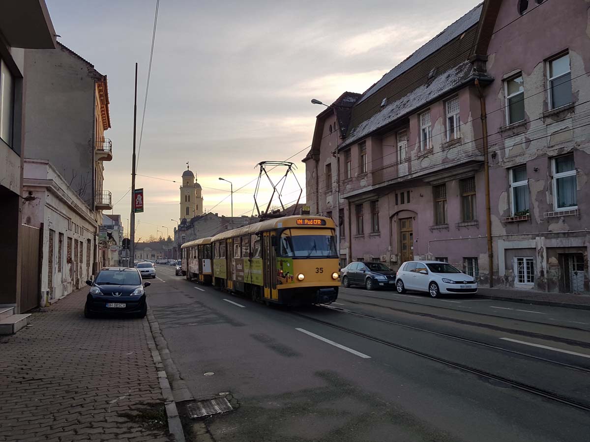 Oradea Roemenie straatbeeld